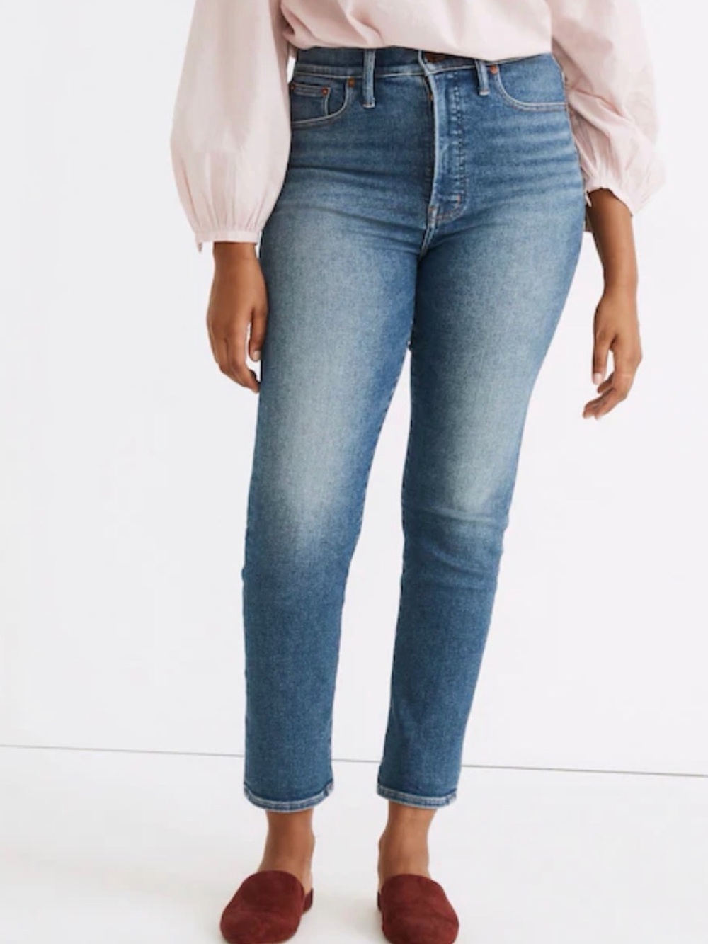 Madewell The Perfect Vintage Jean Medium Wash Size 25 High Rise 90’s